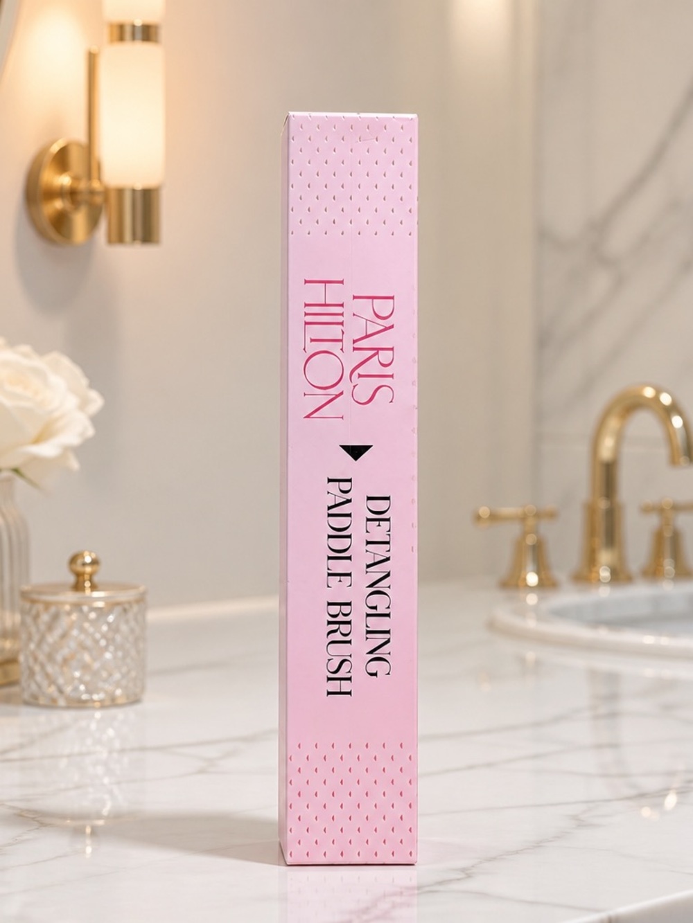Paris Hilton Detangling Paddle Brush Pink New - Picture 2 of 3
